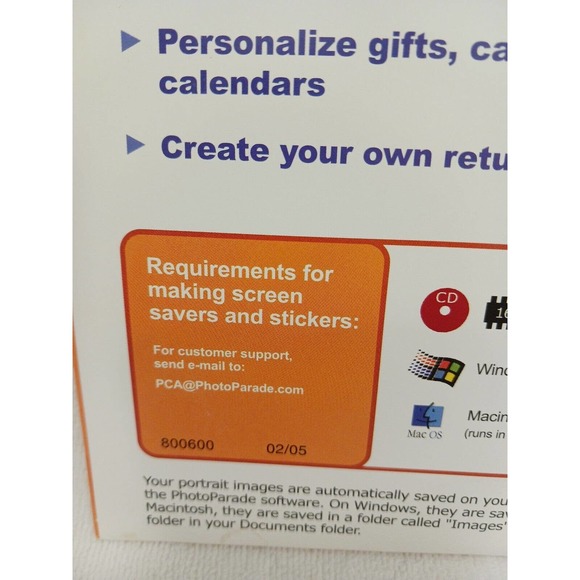 Photo Paper Sticker Kit 5 Sheets Stick Labels w CD instructions Crafts - Picture 6 of 16